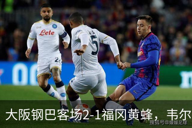 大阪钢巴客场2-1福冈黄蜂，韦尔顿、宇佐美贵史破门